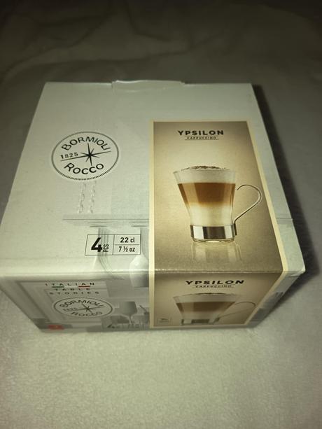 4 cappuccino šálky bormioli,