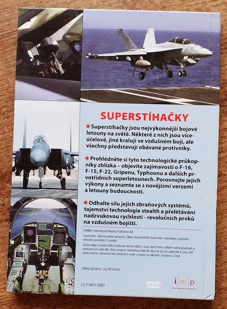 Superstíhačky dvd plus príručka, války a zbraně, i,