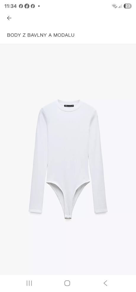 Nove zara body, zara,m
