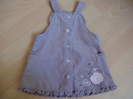 Kordové šatôčky s kvietkami, next,68