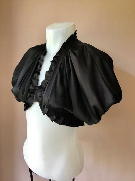 Saténové bolerko/1p, s