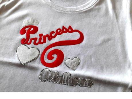 Vysokokvalitné bielučke tričko princess super stav, 128