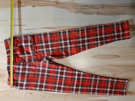 Mierne zateplené kárované legíny s nastaviteľnym, h&m,116