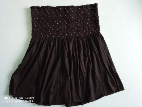 Tričko bez ramienok, m