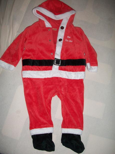 Overal  vianocny top stav pouzity iba na foto, baby,80