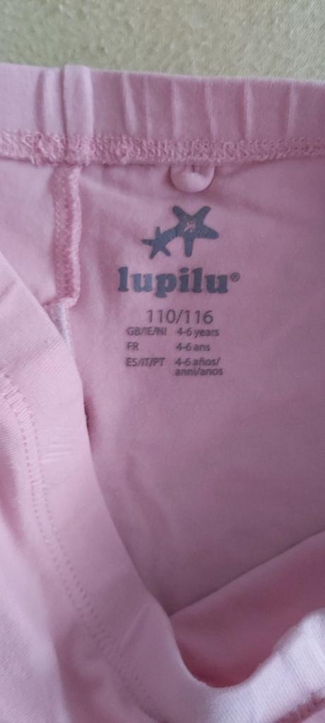 3/4 legíny bledoružové 110/116, lupilu,110