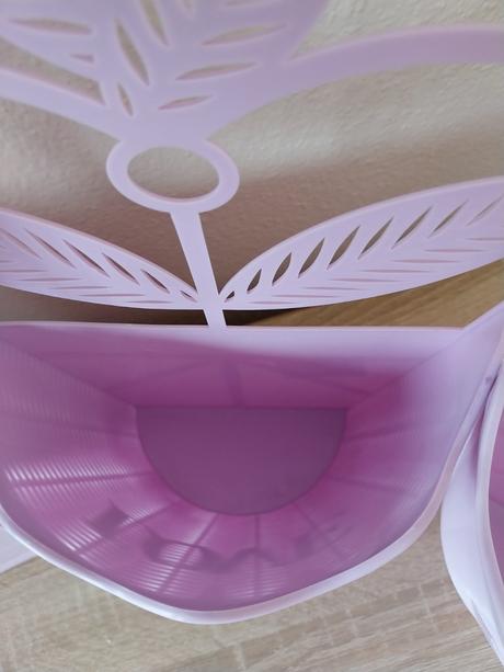 Fialové vázy - kvetináče na kvety 2 kusy,