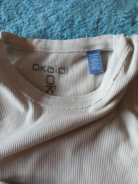 Tričko, maslové,116/128, nosené, 116