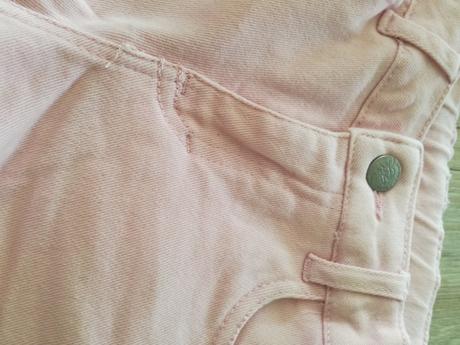 Bavlnené riflové kraťasy, takko,140