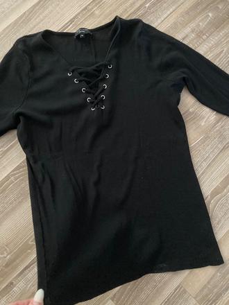 Top/tričko so šnurovanim, new look,xl