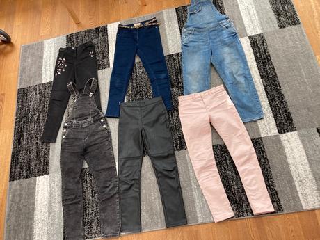 Skinny s flitrami top stav, next,140