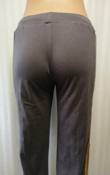 Dámske sivé tepláky, maron, veľ. xl, xl