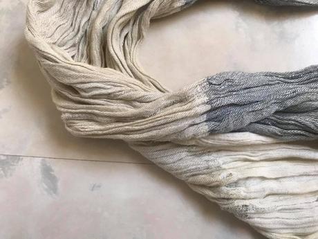 Naturálna bavlnená šatka na krk, l