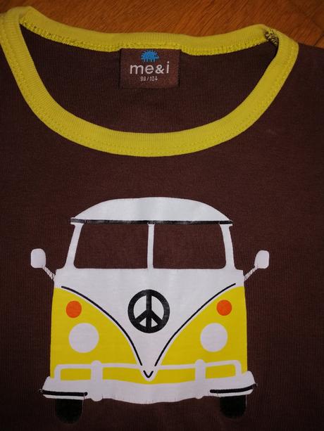 Hnedé bavlnene tričko, 98