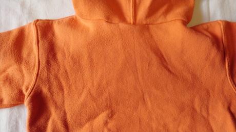 Detská mikina s kapucňou, miniwear, oranžová, miniwear,62