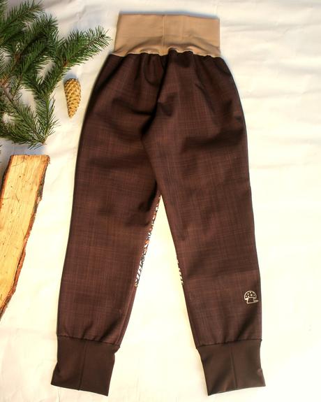 V lese, softshellové nohavice prechodné, 80 - 146