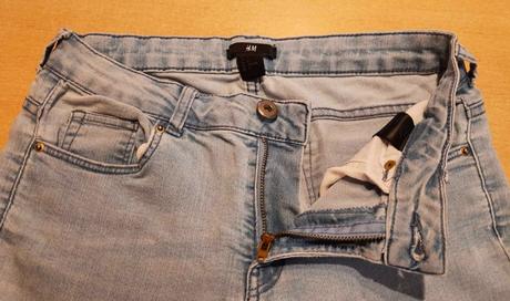 Predám dámske rifle h&m veľ. s - slim, h&m,s