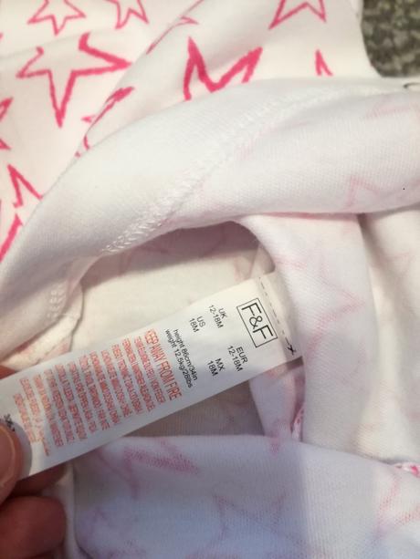 Body s krátkym rukávom top stav len ružové, f&f,86