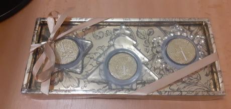 Darčekové balenie 3 ks sviečky, 