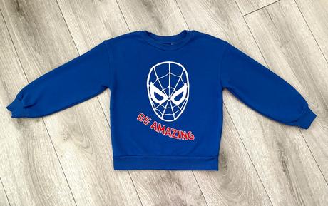 Spiderman mikina veľ. 122/128, h&m,128