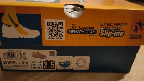 Tenisky slip -in, skechers,34