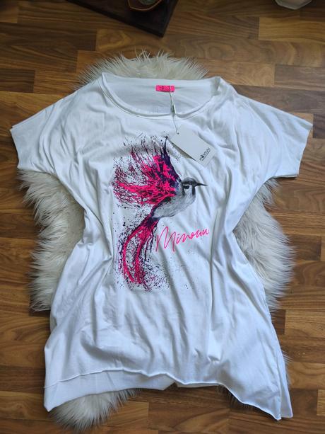 Dámske štýlové oversize tričko minou,