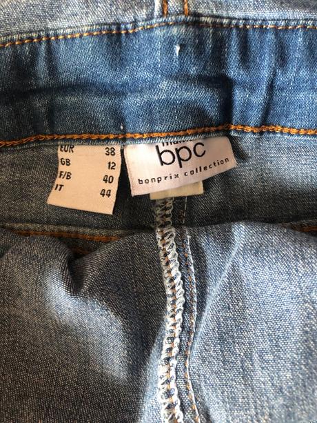 Tehotenské džínsy na traky, bonprix,38