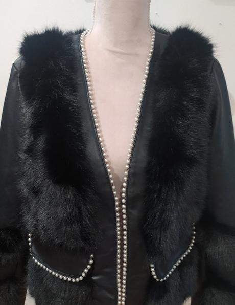 Koženkova bunda m/l, l / m