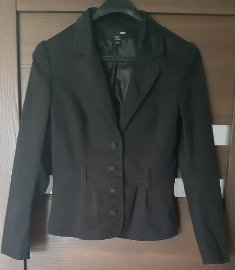 Čierne sako, h&m,m