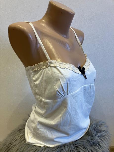 Dámske spodné tielko biele mango (xl), mango,xl