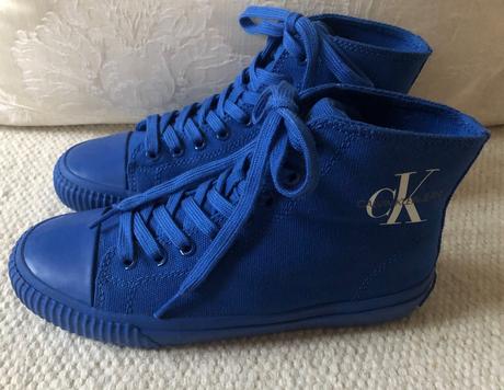 Calvin klein tenisky v žiarivej modrej, 36