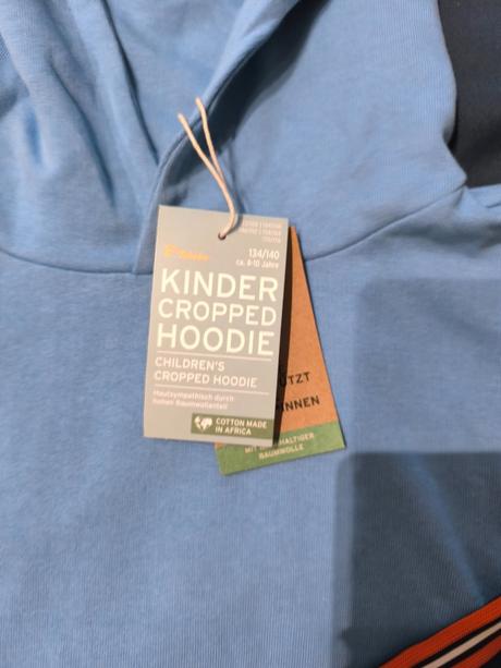 Nová crop mikina, tchibo,134 / 140
