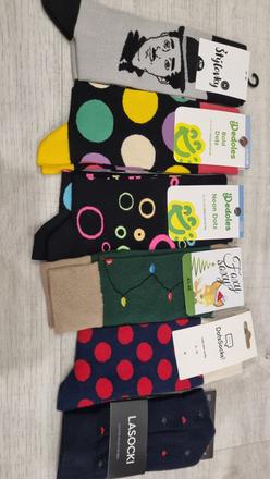 Panske vesele ponozky - 6ks - 43/46, 44