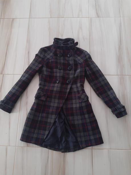 Dámsky prechodný áčkový kabát, s