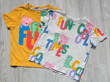 Trička peppa pig, tesco,92