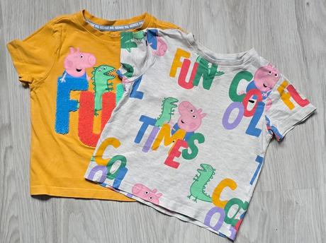 Trička peppa pig, tesco,92