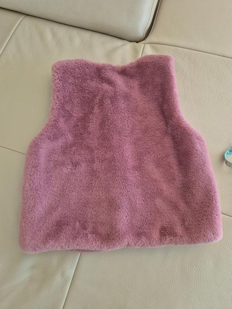 Huňatá vesta h&m 134/140, h&m,140