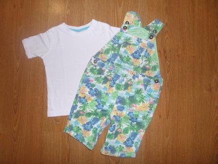 Súprava s rifľovými šortkami, f&f,92