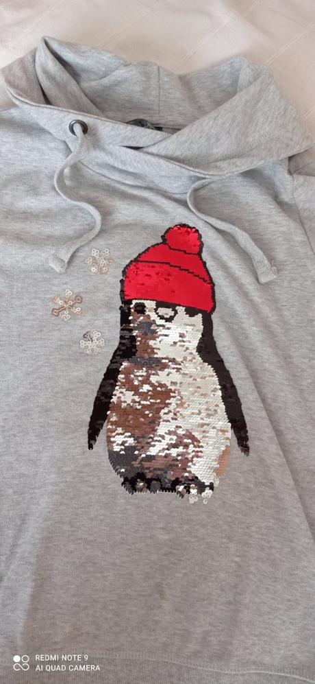 Mikina s motívom tučniak, xs