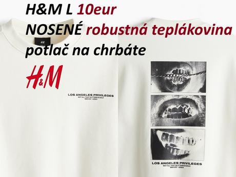 Mikina hm biela 1, h&m,l