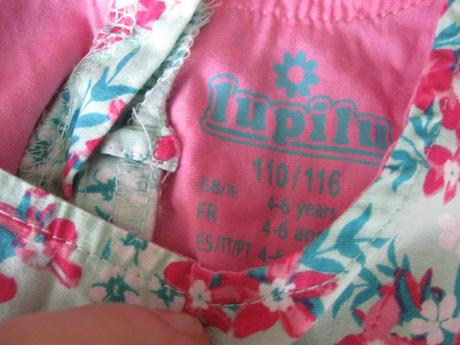 Dievčenské šatočky, zn. lupilu, 110/116, lupilu,110