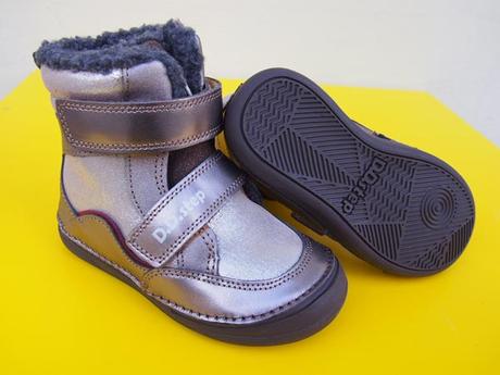 Detské kožené zimné topánky ddstep 078, d.d.step,26 - 31