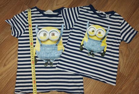 Tričko 2 x, 6-8 a 2-4 roky, h&m,128