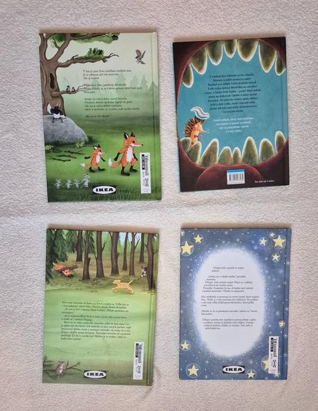 4x knižky ikea,