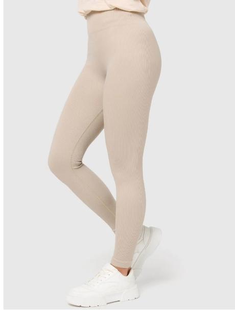 Rebrované legíny, telové, 44 / 46 / xl