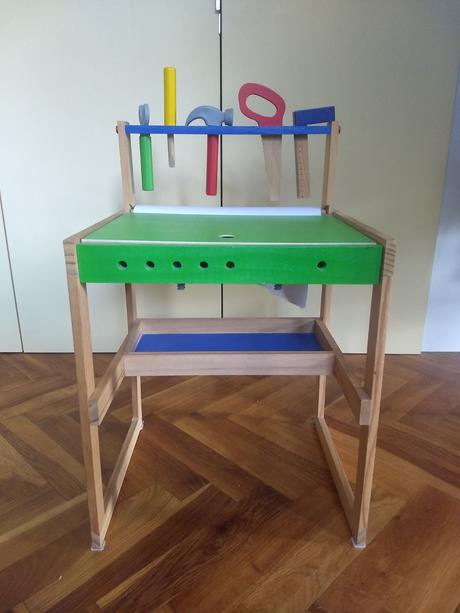 Detska dielnička + stolček, 