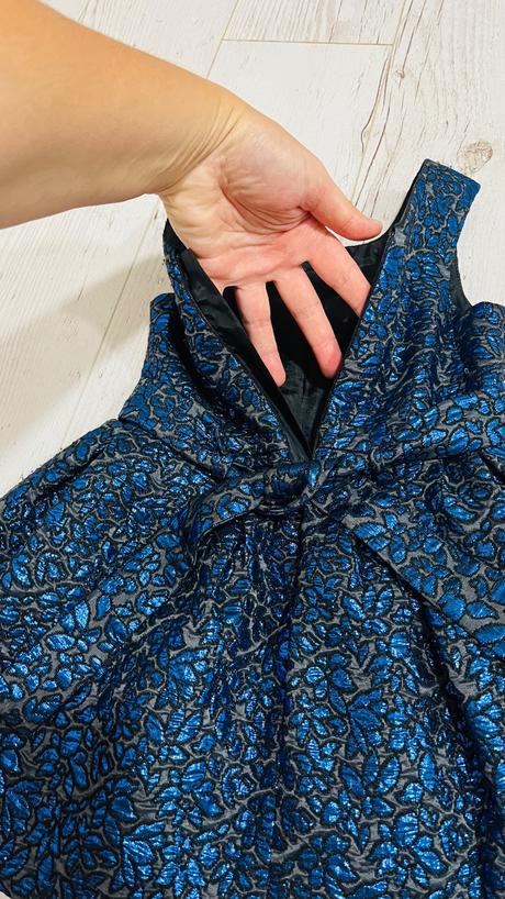 Tmavomodré saty 98, tu,98