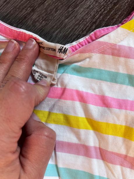 Šaty letné 3 ks, h&m,122