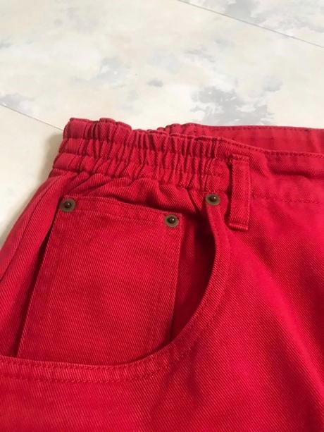 Bavlnené hrubšie nohavice, denim,48