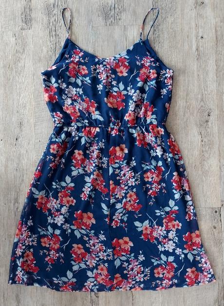 Kvetinové šaty na ramienka vero moda, vero moda,40
